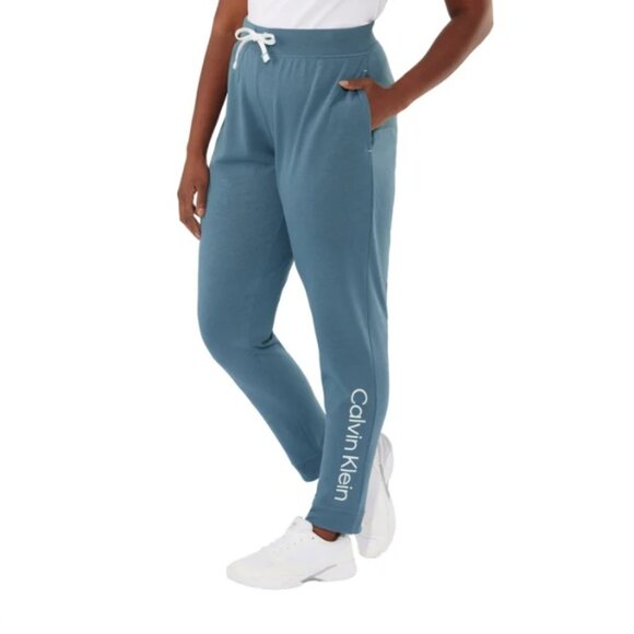 NWT Calvin Klein Women's Logo Jogger, 2-pack, Blue Pack - Picture 3 of 10